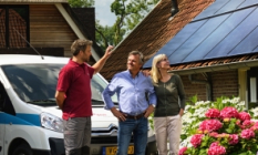 Superopbrengst zonnestroom in februari